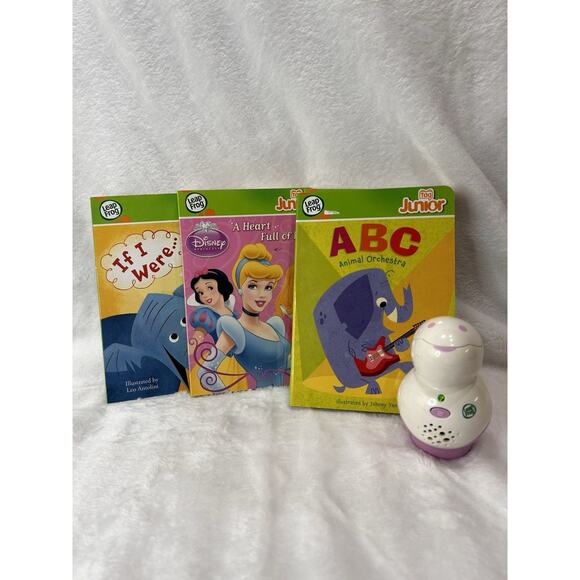 Leap frog Tag Junior Lot Book Reader Reading System 3 Books + Carrying Case - Picture 6 of 13